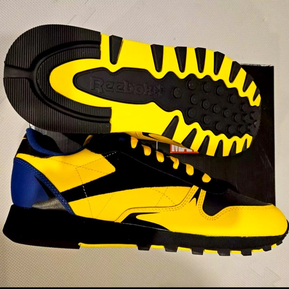 🐺💙🖤💛 Reebok Classic x Marvel X-Men Wolverine 🐺💙💛🖤 - Picture 1 of 5